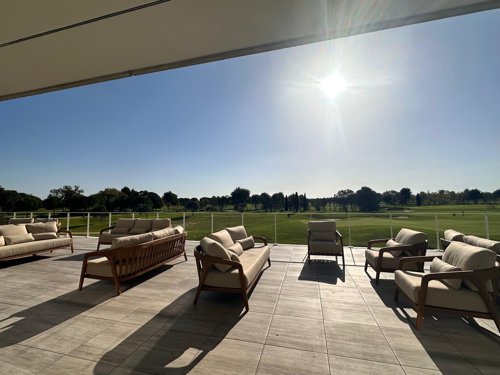 Terrasse Horizon Resort, vue golf